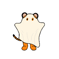 Rit Tigers Halloween Sticker by Rochester Institute of Technology