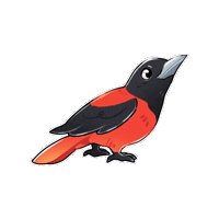 Bird 鳥 Sticker