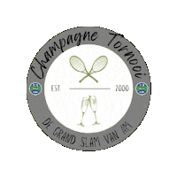 Tennis Champagne Sticker by TC78 Tennisclub