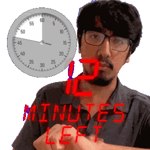 12 Minutes Sticker