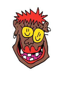 Rock Out Smiley Face Sticker by Skegss