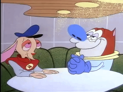 ren and stimpy nicksplat GIF