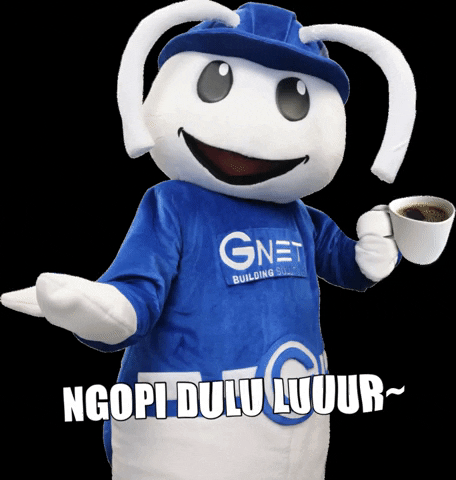 Gnetindonesia giphygifmaker coffee time kopi coffee break GIF