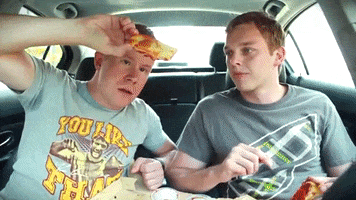 NumberSixWithCheese pizza fast food grease sean ely GIF