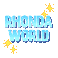 Logo Sparkles Sticker by Rhonda