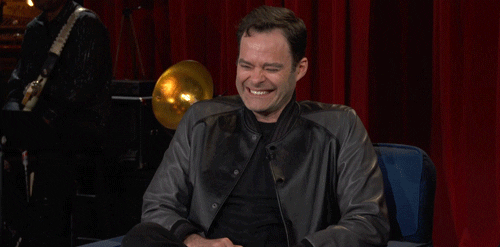 Bill Hader Lol GIF by Team Coco