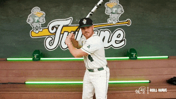College Baseball Lambert GIF by GreenWave