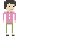 Pixel Smile Sticker by salim cheeks