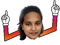 Simran Sticker by BORN ON INSTAGRAM