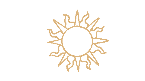 cremefleurs giphyupload sun doodle minimal Sticker