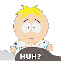 Confused Butters Sticker by South Park