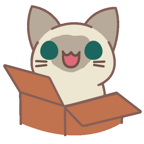 Cat Box Sticker by HyperBeard