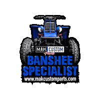 makcustom bikelife banshee 2stroke staystuntin Sticker