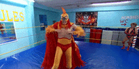flapping lucha libre GIF by Team Coco
