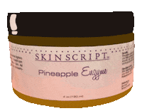 thenakedpineapple skincare skin pineapple facial Sticker