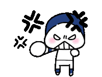 YukiNidegawa omg angry baseball wbc Sticker