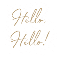 Hello Sticker by Love Lindsey