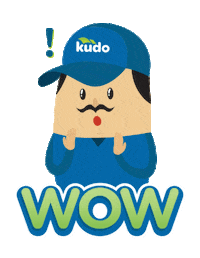 wow omg Sticker by Kudo Indonesia