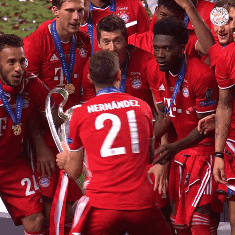 Champions League Football GIF by FC Bayern Munich