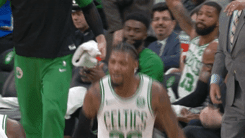 marcus smart on court GIF by NBA
