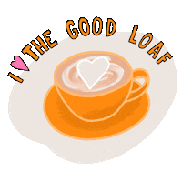 Coffee Latte Sticker by Petit Pixel Design
