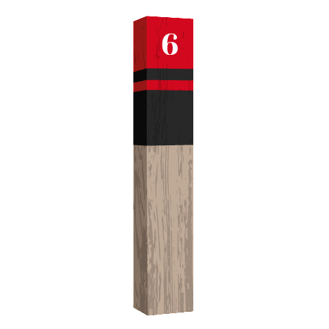 Beach Pole Sticker by VVV Texel