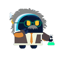 Halloween Robot Sticker by Valearnis