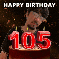 105 Birthday GIF