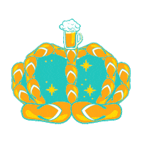 cerveza crown Sticker by Brooks