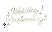 Wedding Anniversary Sticker