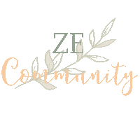 Community E Sticker by zeeandelle