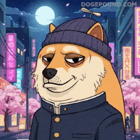 Shiba Inu Night GIF by Doge Pound