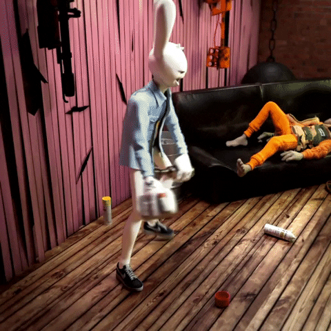 RealJanky funny face high drugs GIF