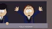 touchdown celebrate GIF by South Park 