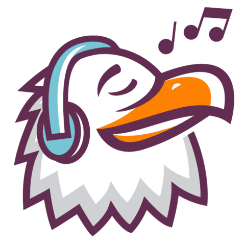 PostUniversity giphyupload college eagles waterbury Sticker