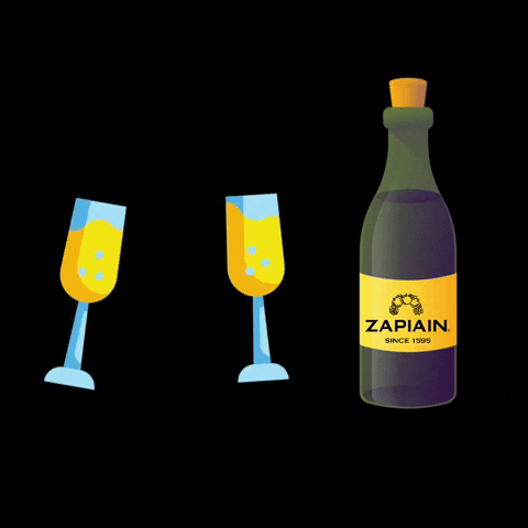 zapiain giphygifmaker cheers toast cider GIF