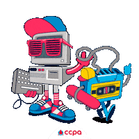 Robot Descolado Sticker by Colégio CCPA