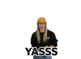 Happy Jump Sticker by CarleyJones