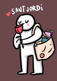 Sant Jordi Rosa GIF