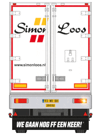 Trailer Truck Sticker by Martijn Kuipers