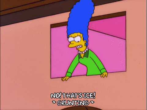 licking homer simpson GIF