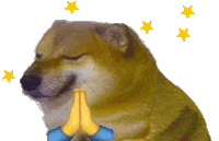 Revicheems revista cheems revicheems plegaria Sticker