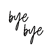 Ciao Goodbye Sticker by Juwel-lettering