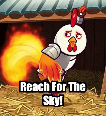 Frustrated Reach For The Sky GIF by Zorooster