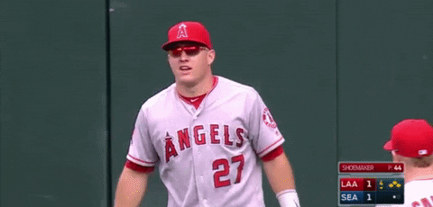 High Five Mike Trout GIF