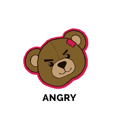 Angry Bear Sticker by Approve