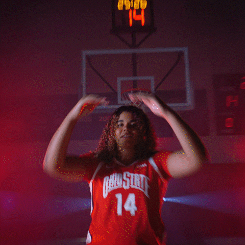 Basketball Hype GIF by Ohio State Athletics