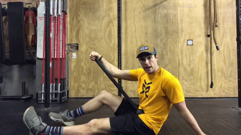 setforset giphygifmaker hip release exercise GIF