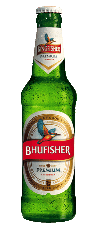 Bhufisher Sticker by KingfisherWorld