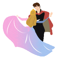 Sleeping Beauty Dance Sticker by Magicalifestyle